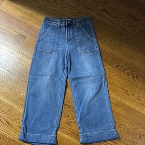 Vici Boutique Wide-Leg Denim Jeans